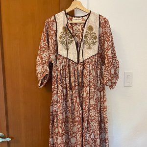 Daughters of India Diya Midi Dress